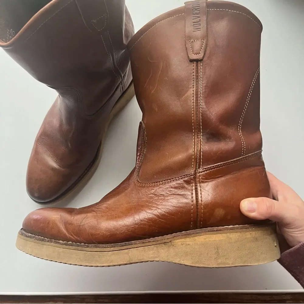Men's Brown Leather Boots